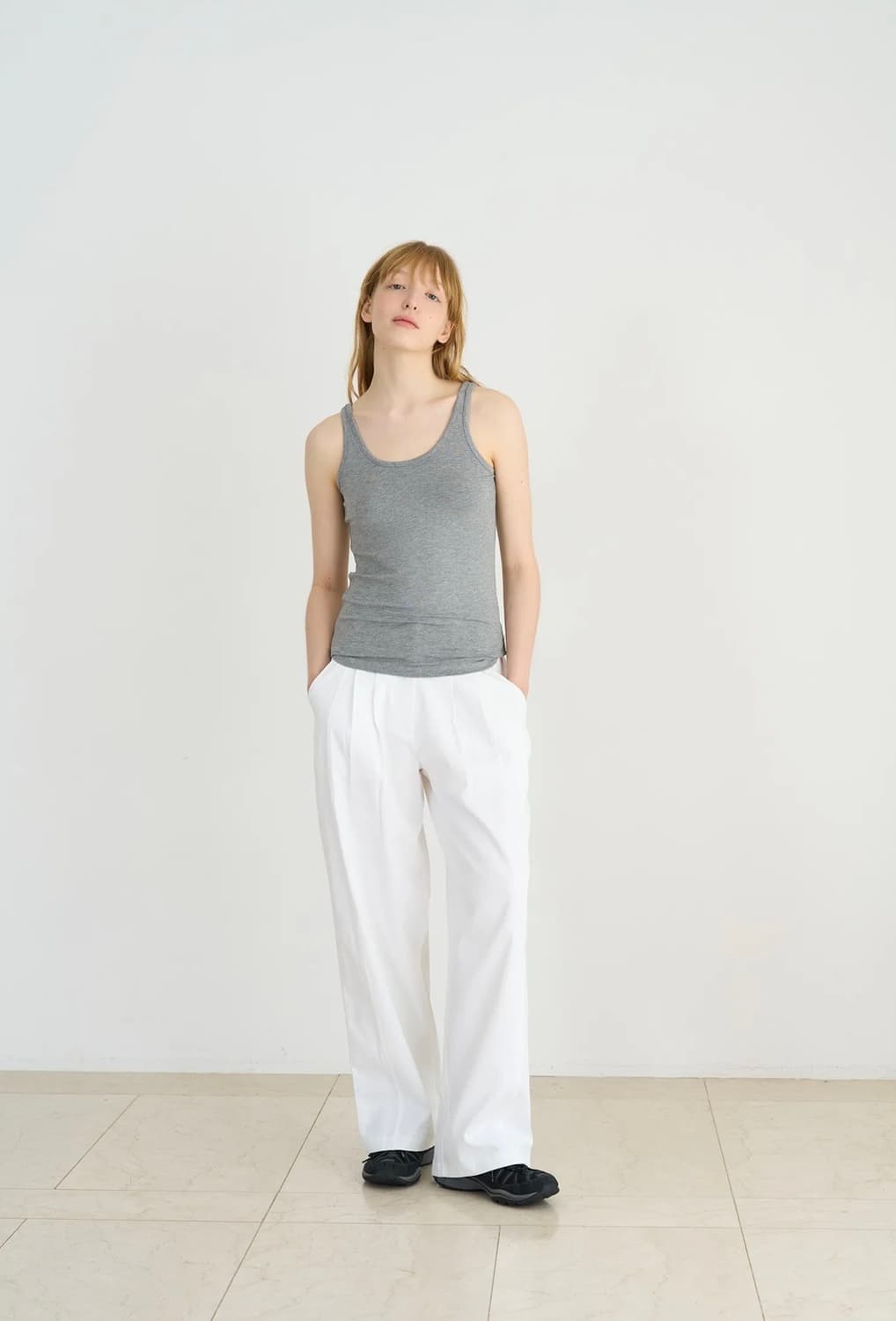 페스토 COTTON TROUSERS WHITE 상품이미지1