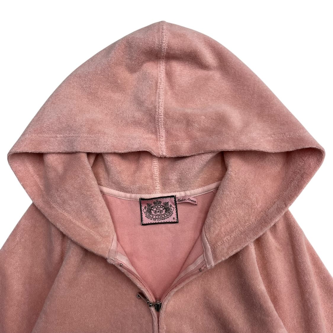 쥬시꾸뛰르 딸기우유맛 레이스 반팔 후드집업 8 상품이미지5