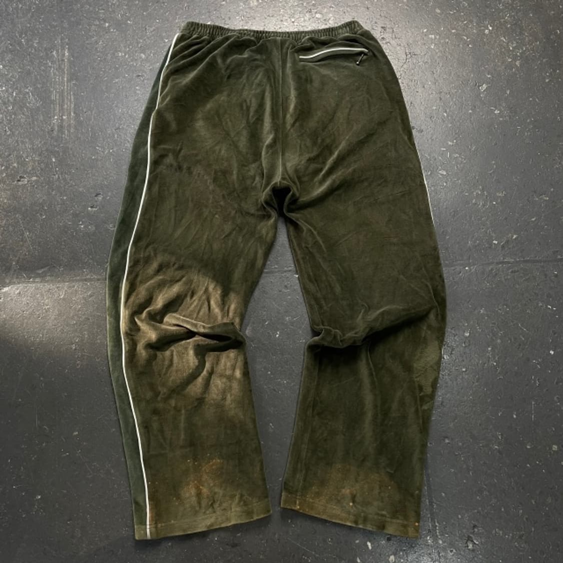 100 디스이즈네버댓 벨벳 트랙팬츠  상품이미지6