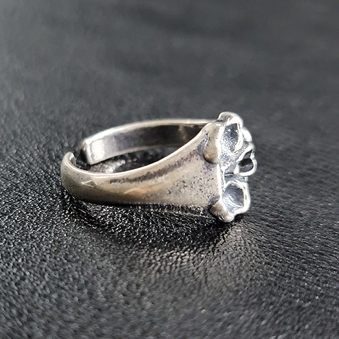 Bonehex 백동 남자 엔틱 빈티지 명품 신화 고대 전사 해골 반지 상품이미지2