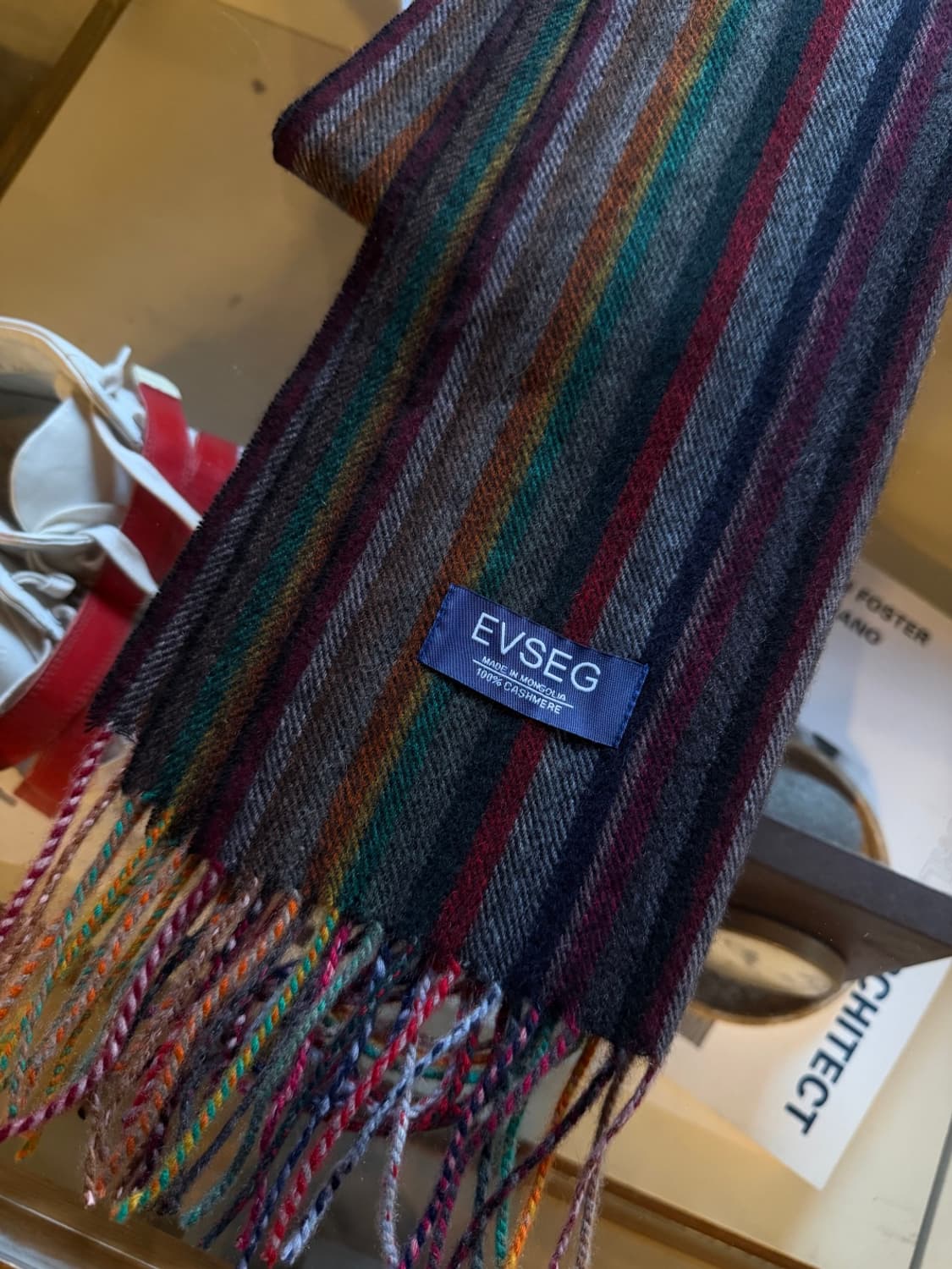 Evseg 캐시미어 머플러 상품이미지6