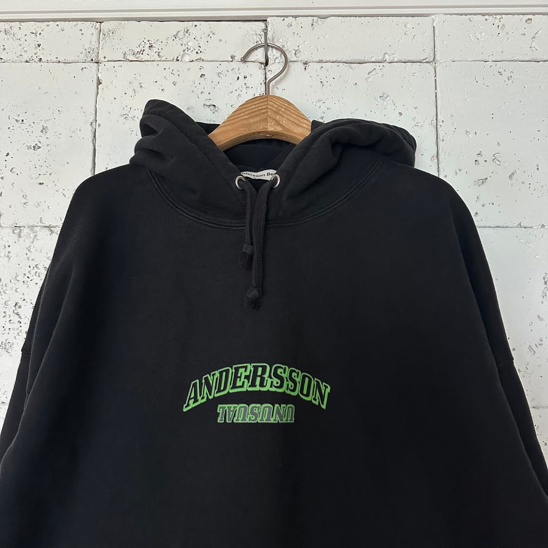 XL 엔더슨벨 후드티 블랙 상품이미지2