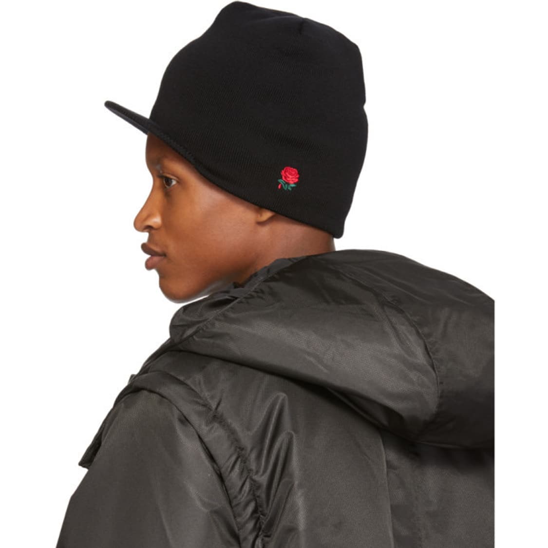 UNDERCOVER 언더커버 블랙 로즈 비니 캡  상품이미지3