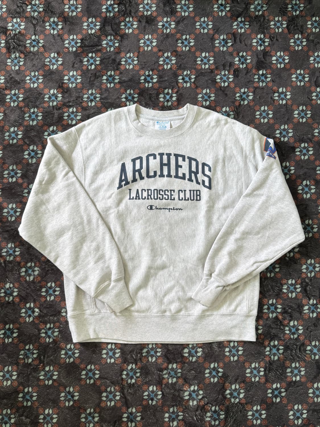 챔피온 리버스위브 그레이 스웻셔츠 맨투맨 상품이미지1