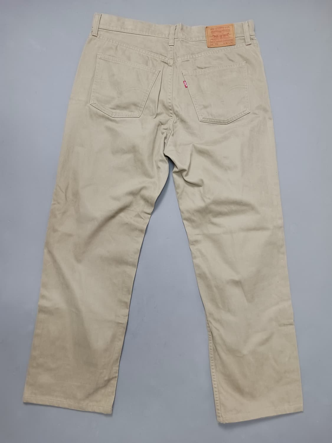 [36] 리바이스 502 베이지 치노 레귤러 테이퍼드 핏 팬츠 상품이미지6