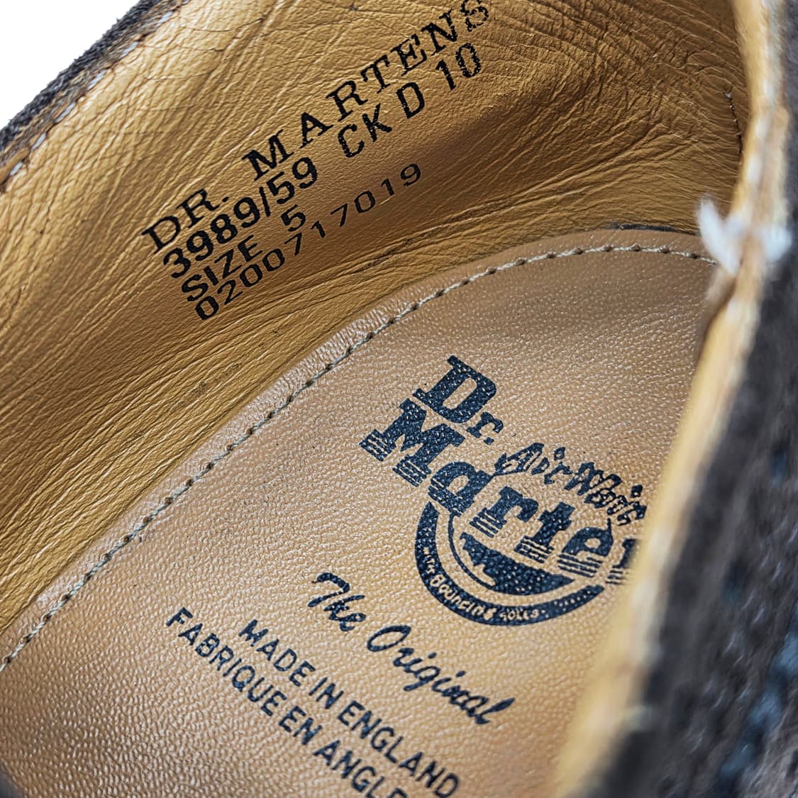  닥터마틴 윙팁 스웨이드 Made in England (5)  상품이미지4