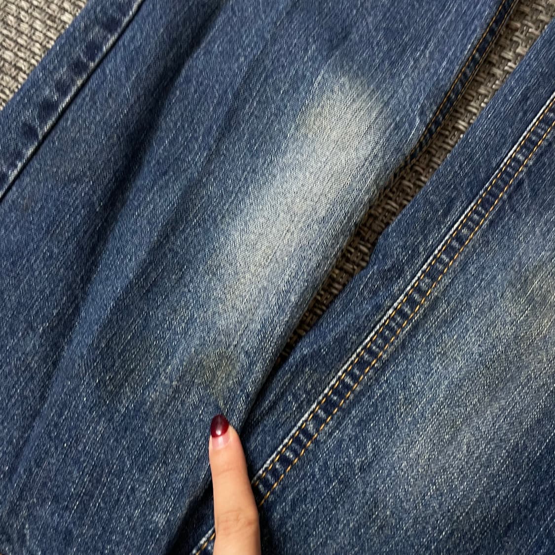 (34) 돌체앤가바나 진청 워싱 데미지 데님 팬츠 상품이미지6