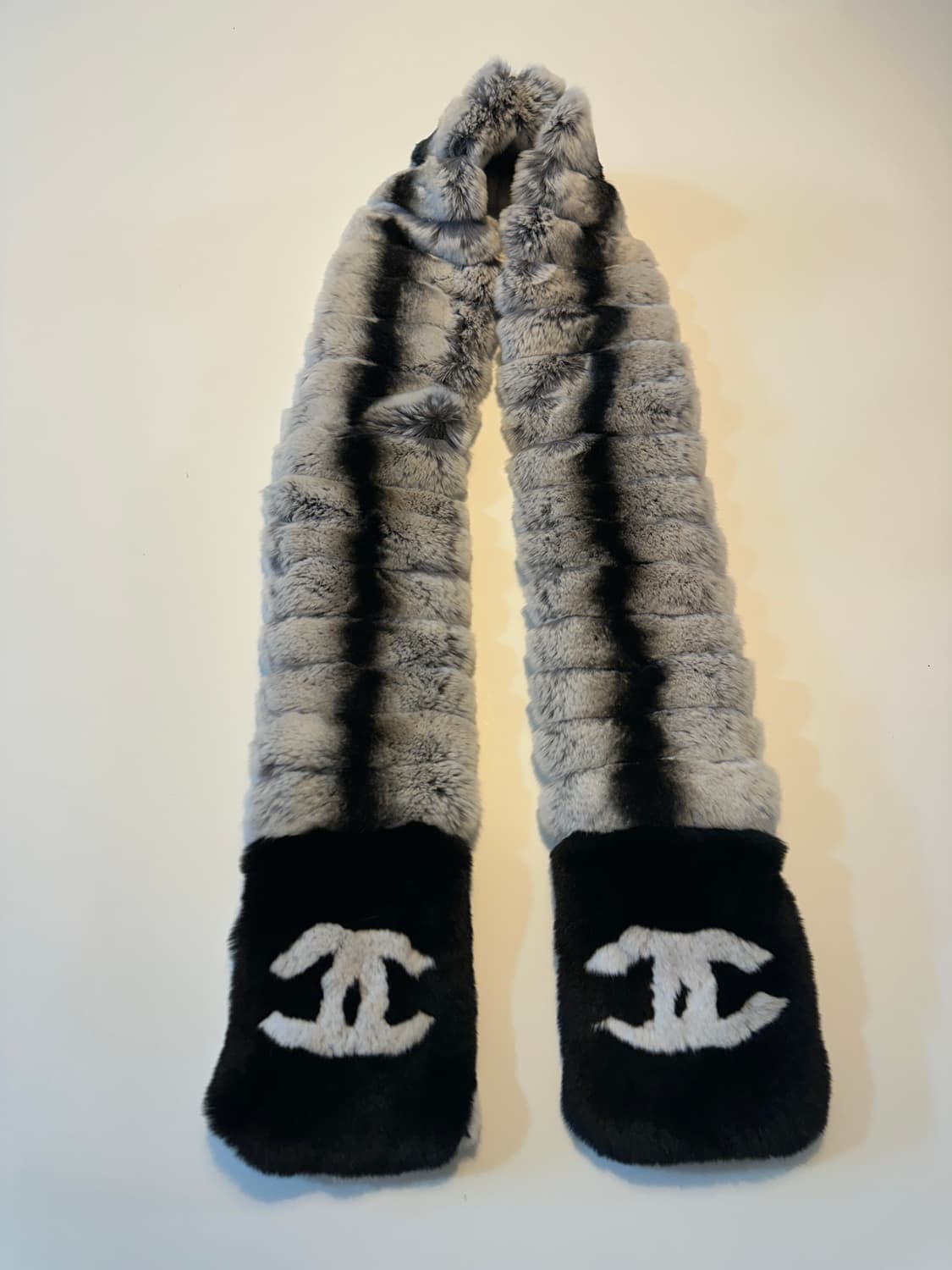 (새상품)샤넬리얼토끼털머플러 상품이미지3