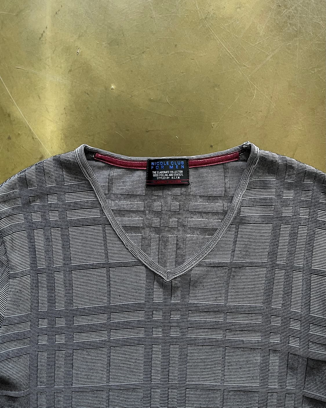 NICOLE CLUB FOR MEN V-Neck Long Sleeve 상품이미지5