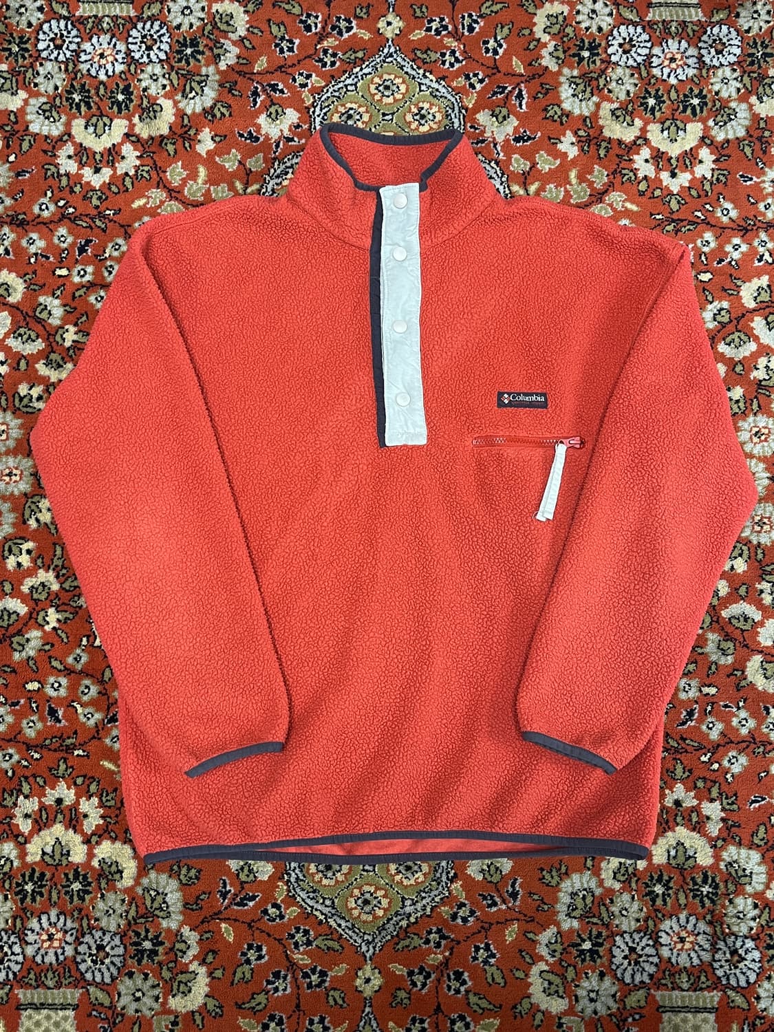 [XL] 컬럼비아 오렌지 후리스 자켓 상품이미지1