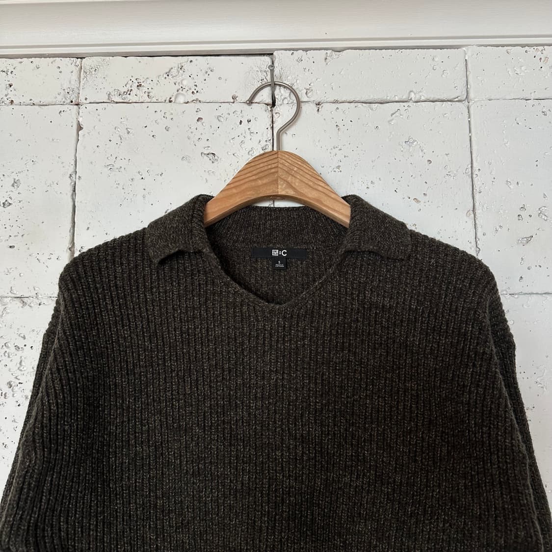 우먼S 유니클로C 카라 니트 상품이미지2