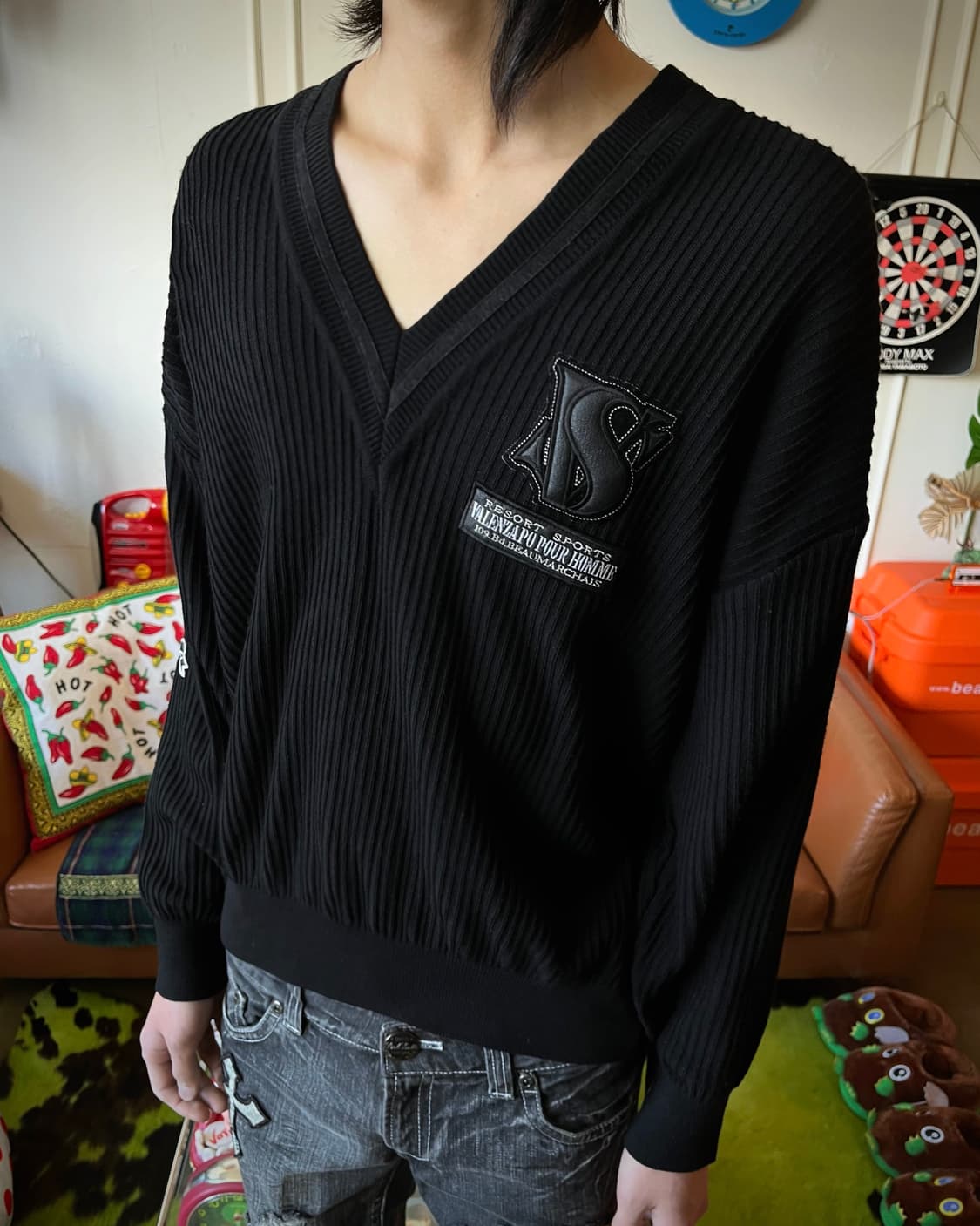 1980-90s VALENZA PO SPORT Old Golgi knit 상품이미지2