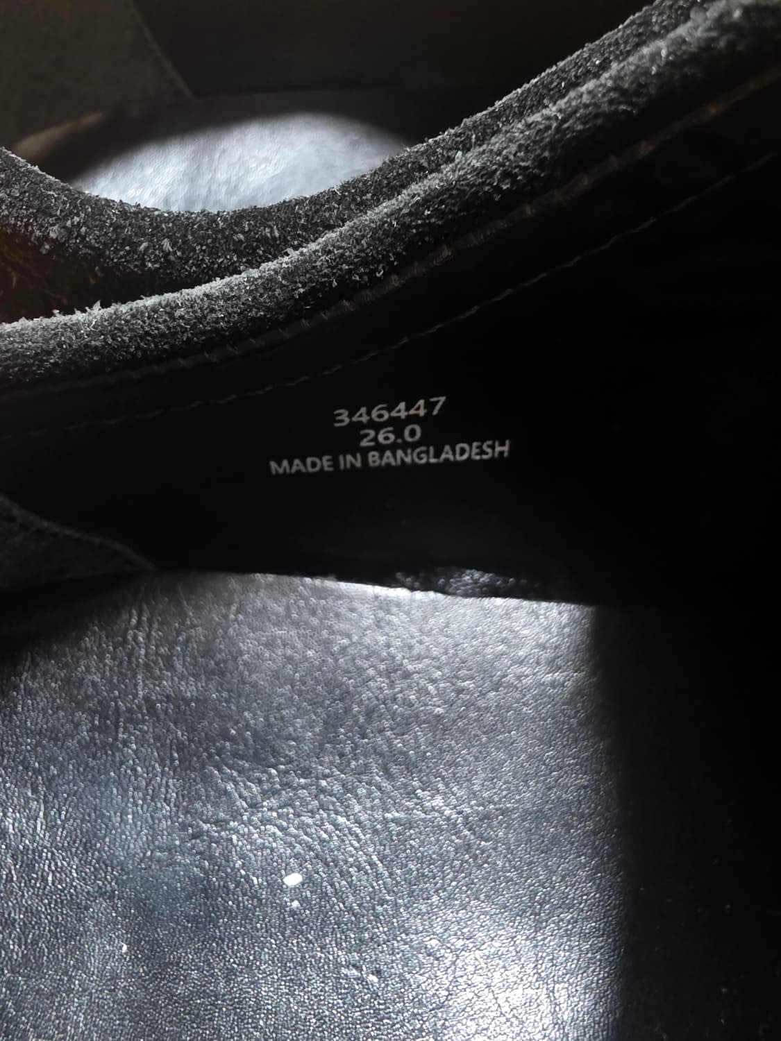 GU 왈라비 모카신 블랙 260 상품이미지8