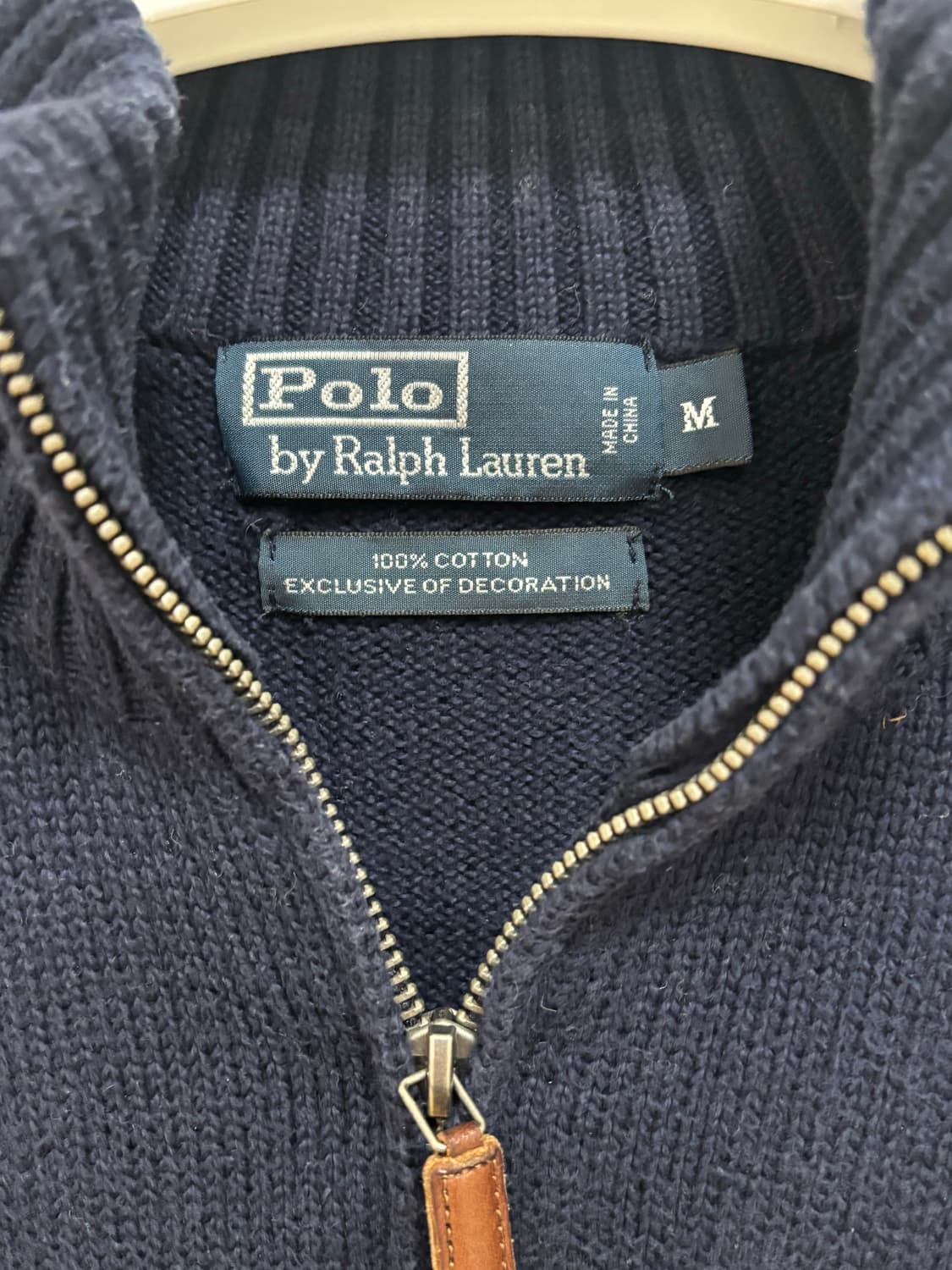 폴로 랄프로렌 반집업 니트 M (빈티지) 상품이미지3