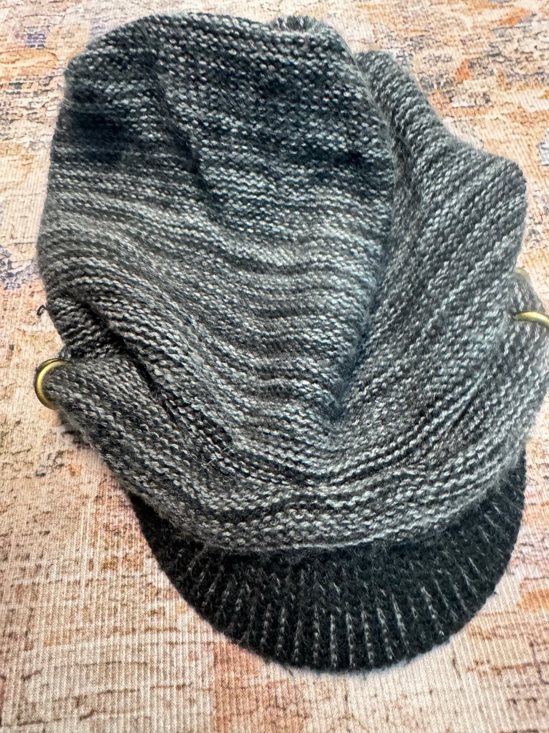 00s Style Aged Knit Brim Cap 상품이미지3