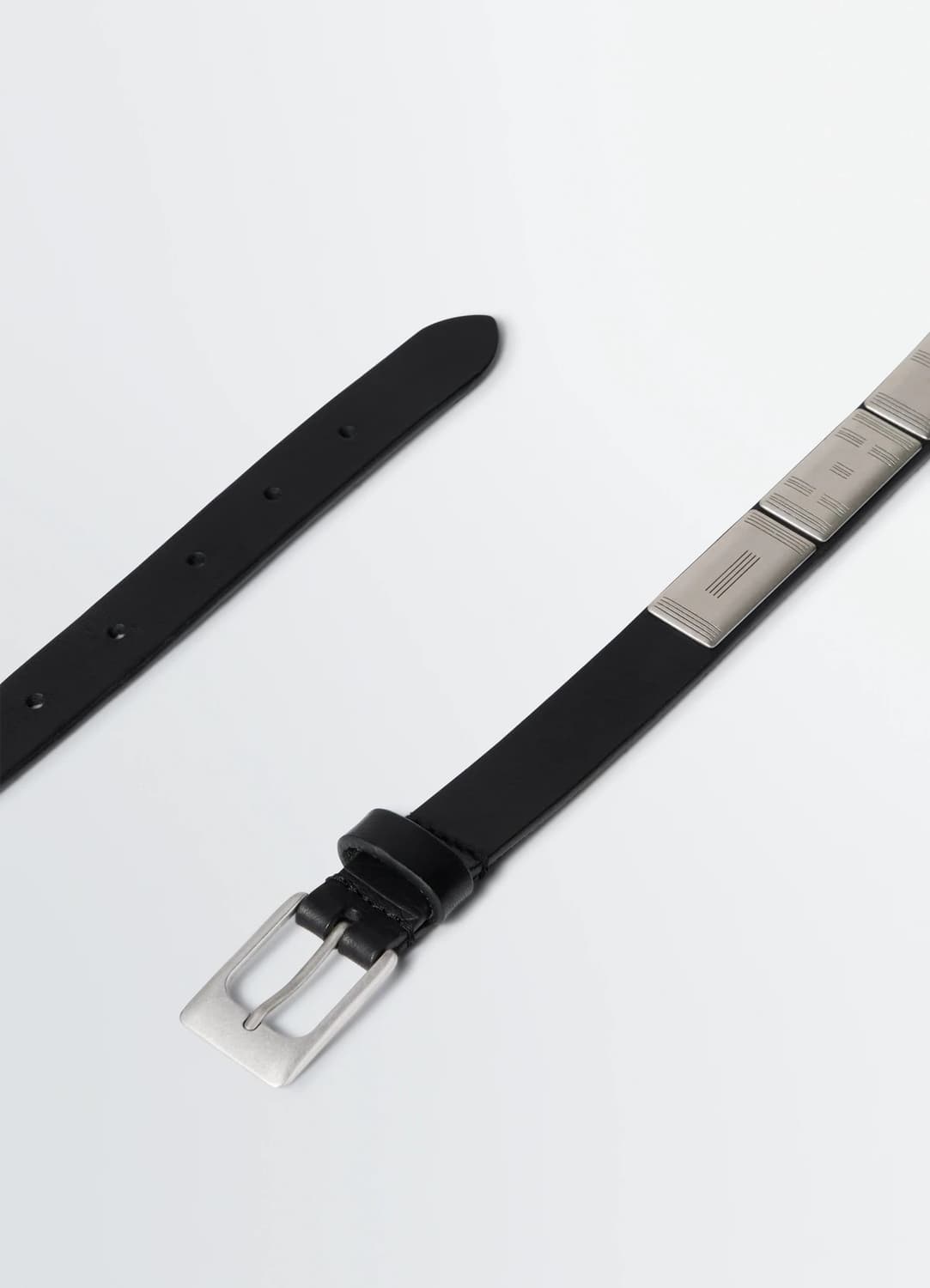 [85,90,95]르메르 26ss 버팔로 스터드 벨트/블랙 상품이미지4