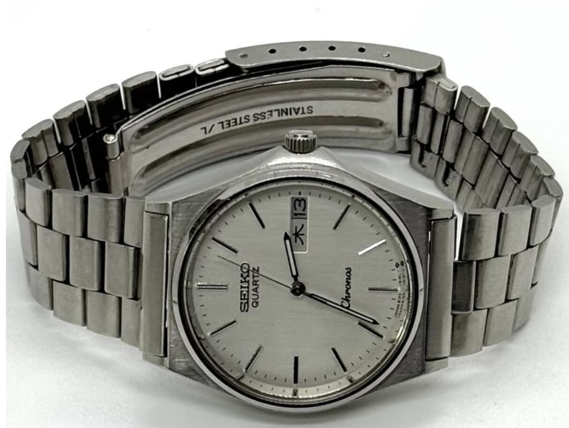 세이코 쿼츠 크로노스 실버 다이얼 상품이미지2