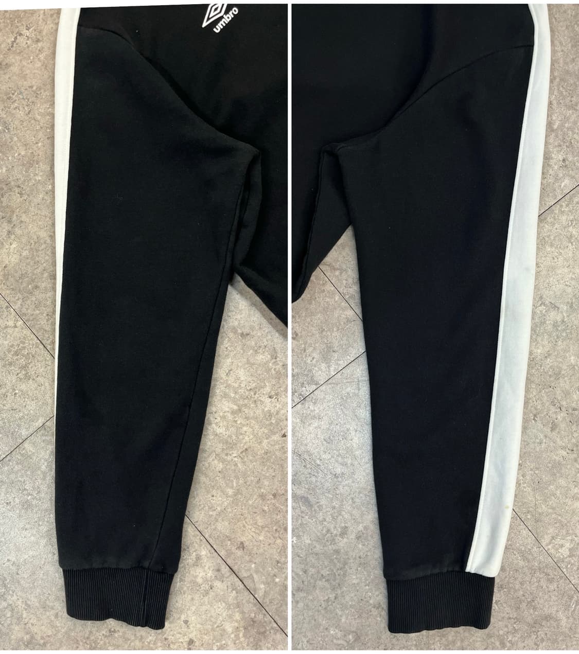 엄브로 사이드라인 기모 져지 블랙 3XL #csz4113 상품이미지6