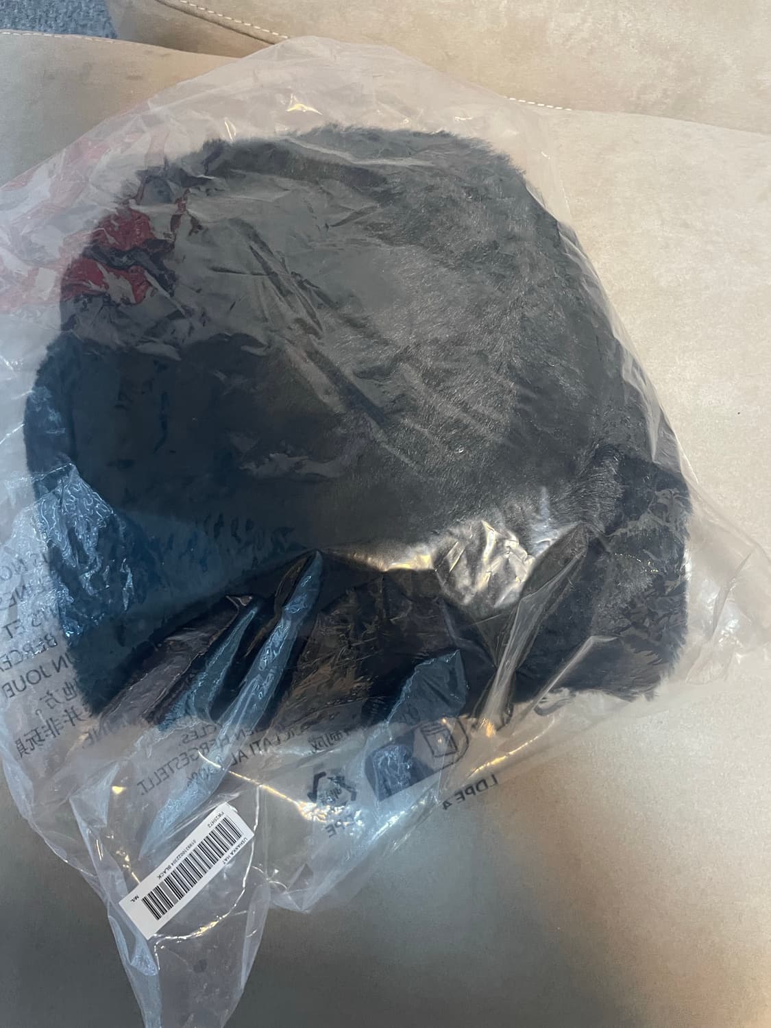 슈프림 털모자 우샨카 햇 블랙 (m-L)새상품 상품이미지3