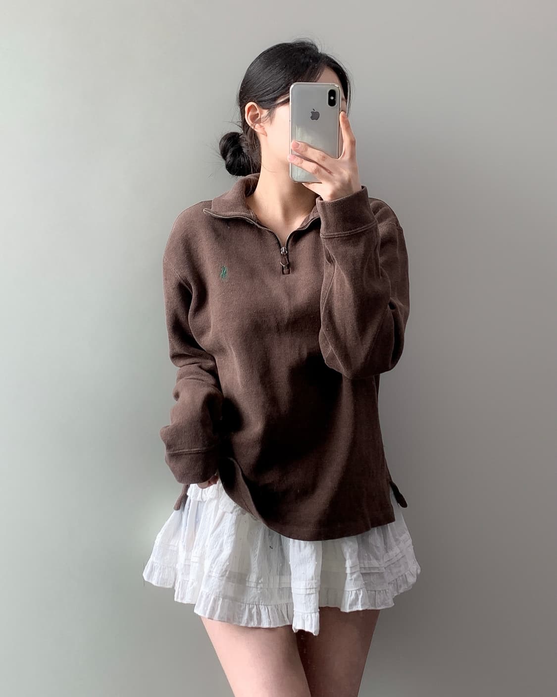 폴로 반집업 니트 상품이미지3