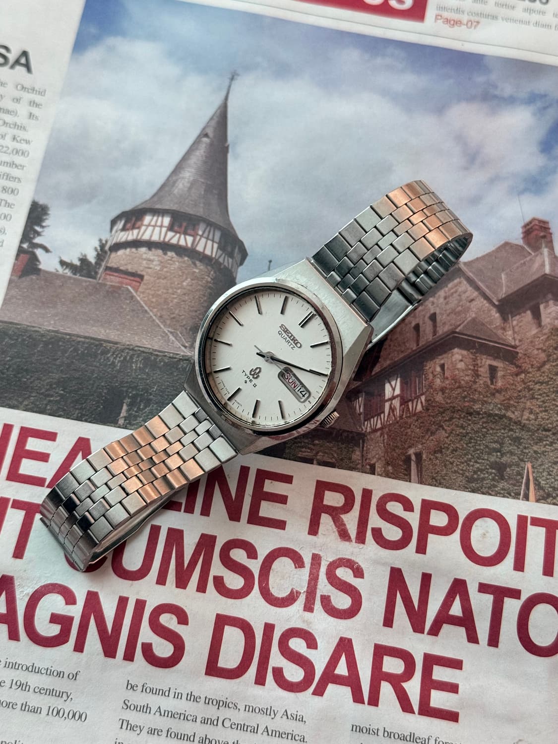 세이코 Seiko 쿼츠 Type 2 데이 데이트 상품이미지2