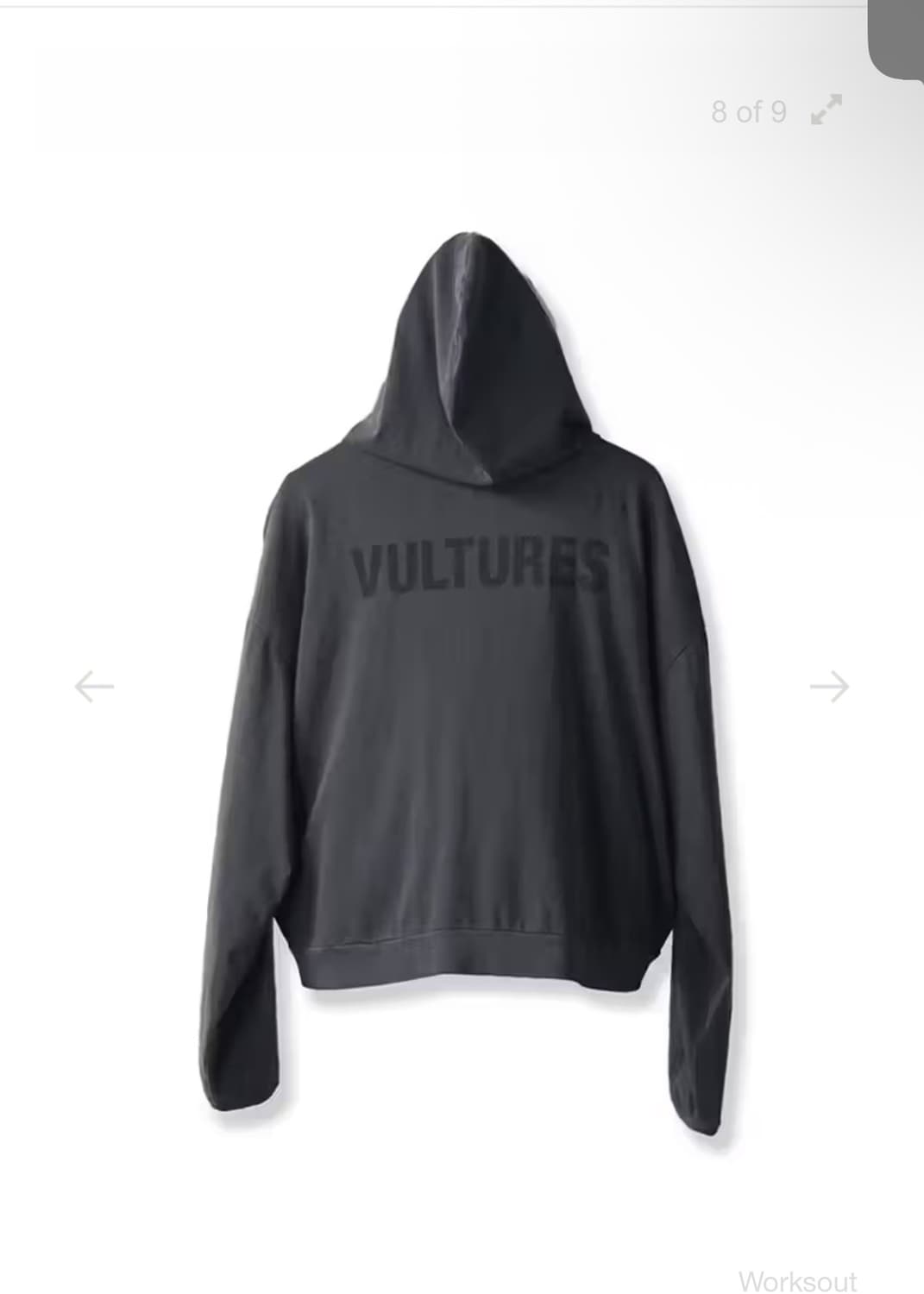 한정판 칸예 Y$ 벌쳐스 고양 후드집업 100-105 새상품 상품이미지1