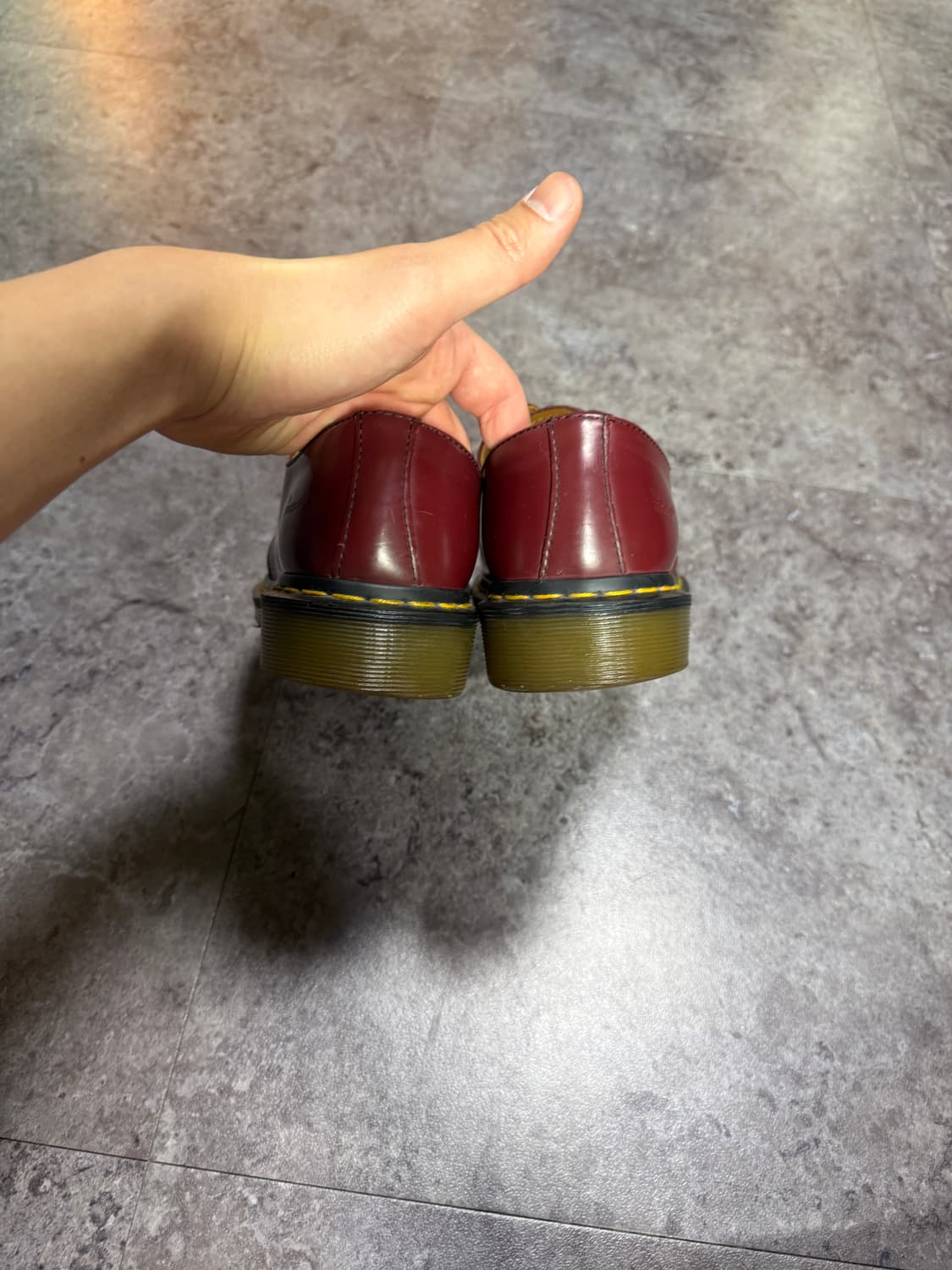 닥터마틴 1461 버건디 체리레드 250 상품이미지3