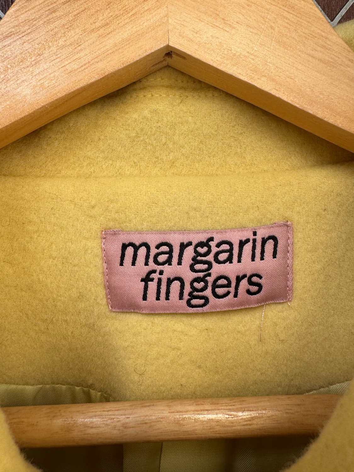 마가린핑거스 플라워버튼 울 레몬 카라 코트 F 상품이미지7