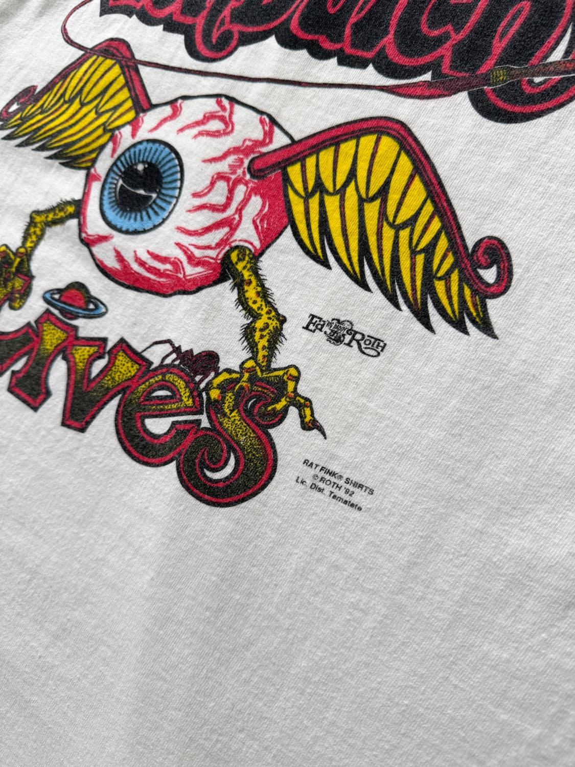 90s Vintage Rat Fink Von Dutch Tee 상품이미지5
