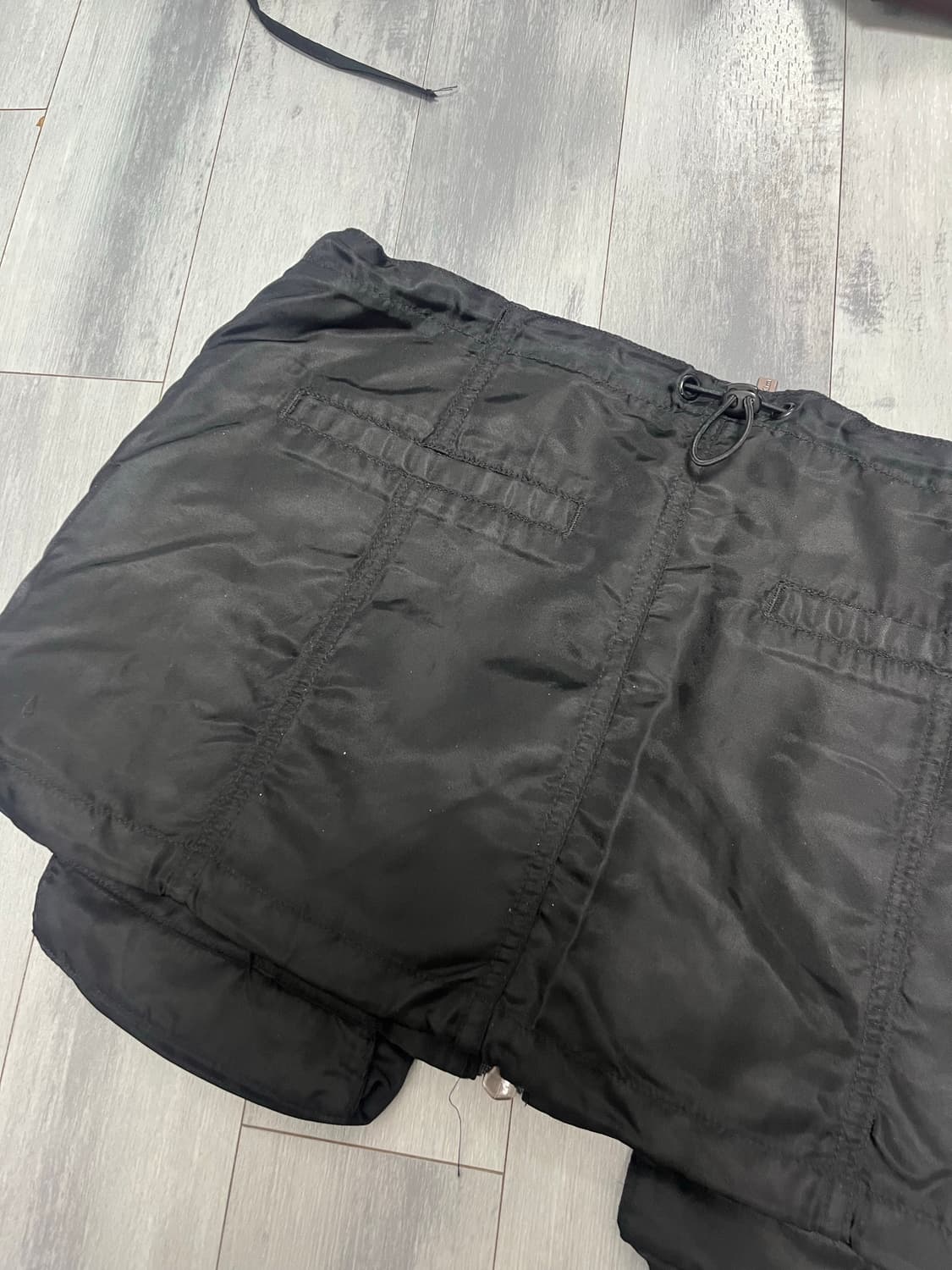 마뗑킴 투웨이카고벨티드스커트 레이어드 상품이미지4