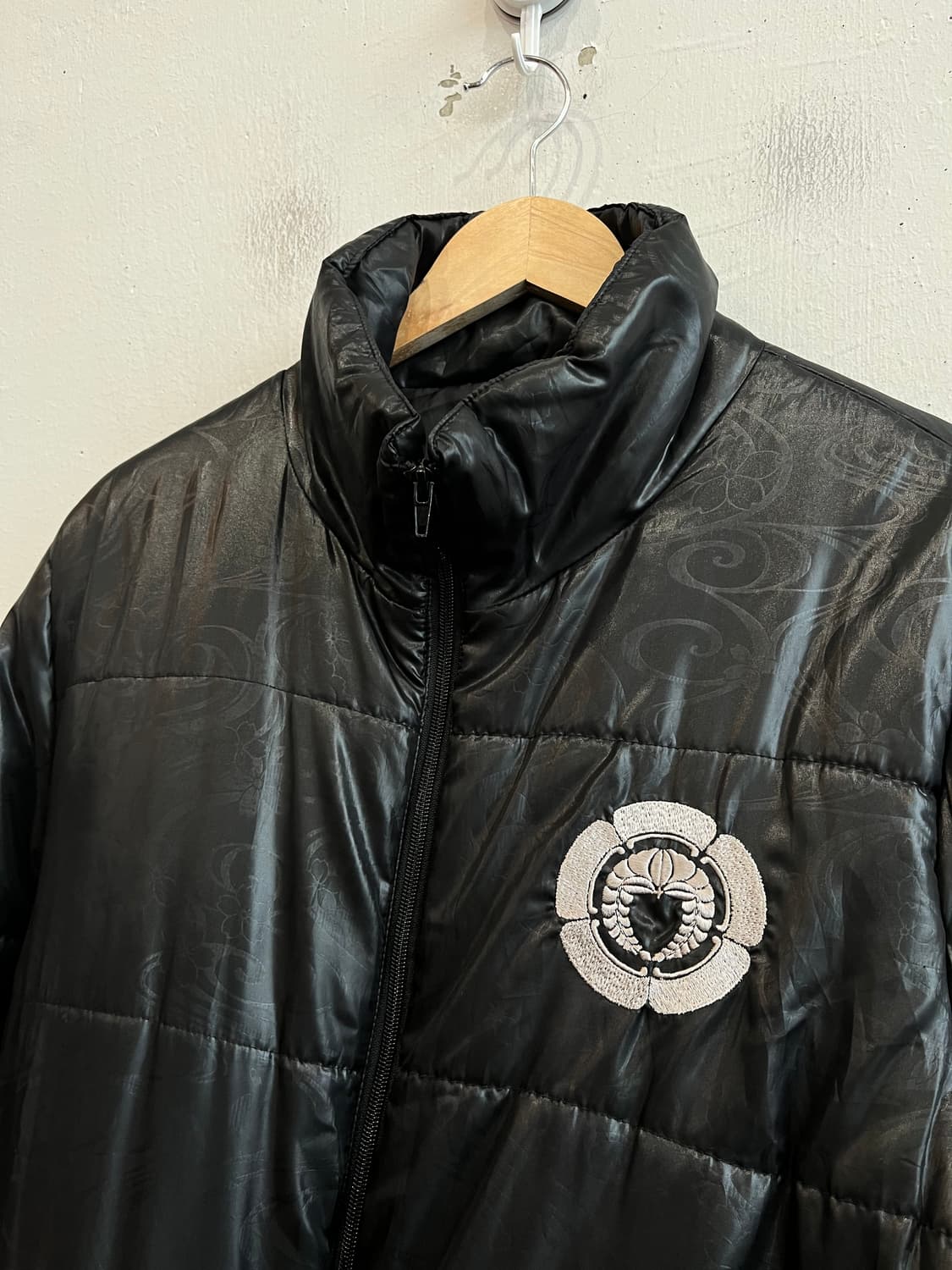 카라쿠리 타마시 오리엔탈 드래곤 자수 패딩  상품이미지4