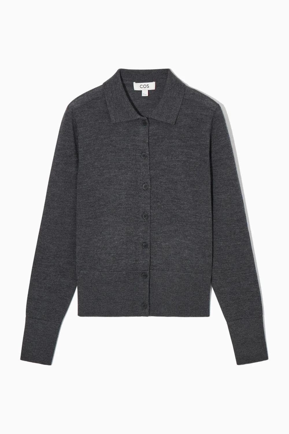 Cos 코스 메리노 울 칼라 가디건 xs 상품이미지1