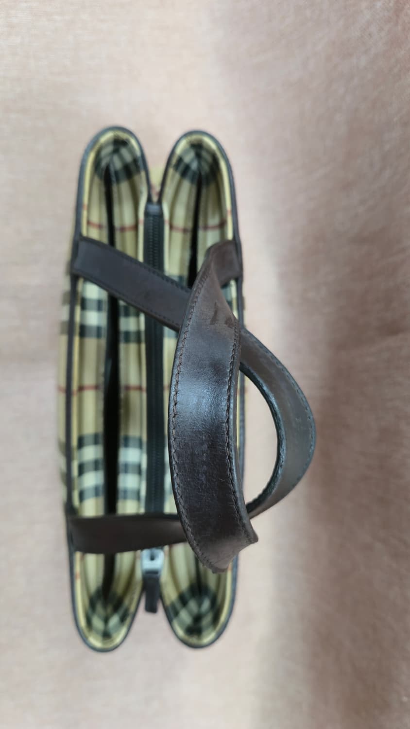 버버리 정품 노바 체크 PVC 토트백 상품이미지3