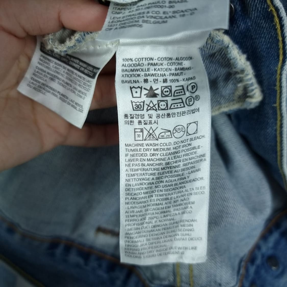 [LEVI'S] 리바이스 빈티지 워시드 타입쓰리 데님 자켓 M16734 상품이미지8