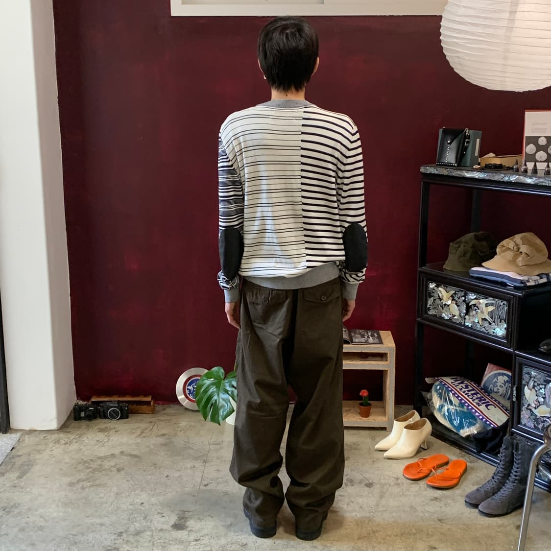 메종 마르지엘라 스티치 엘보 패치 가디건 상품이미지7