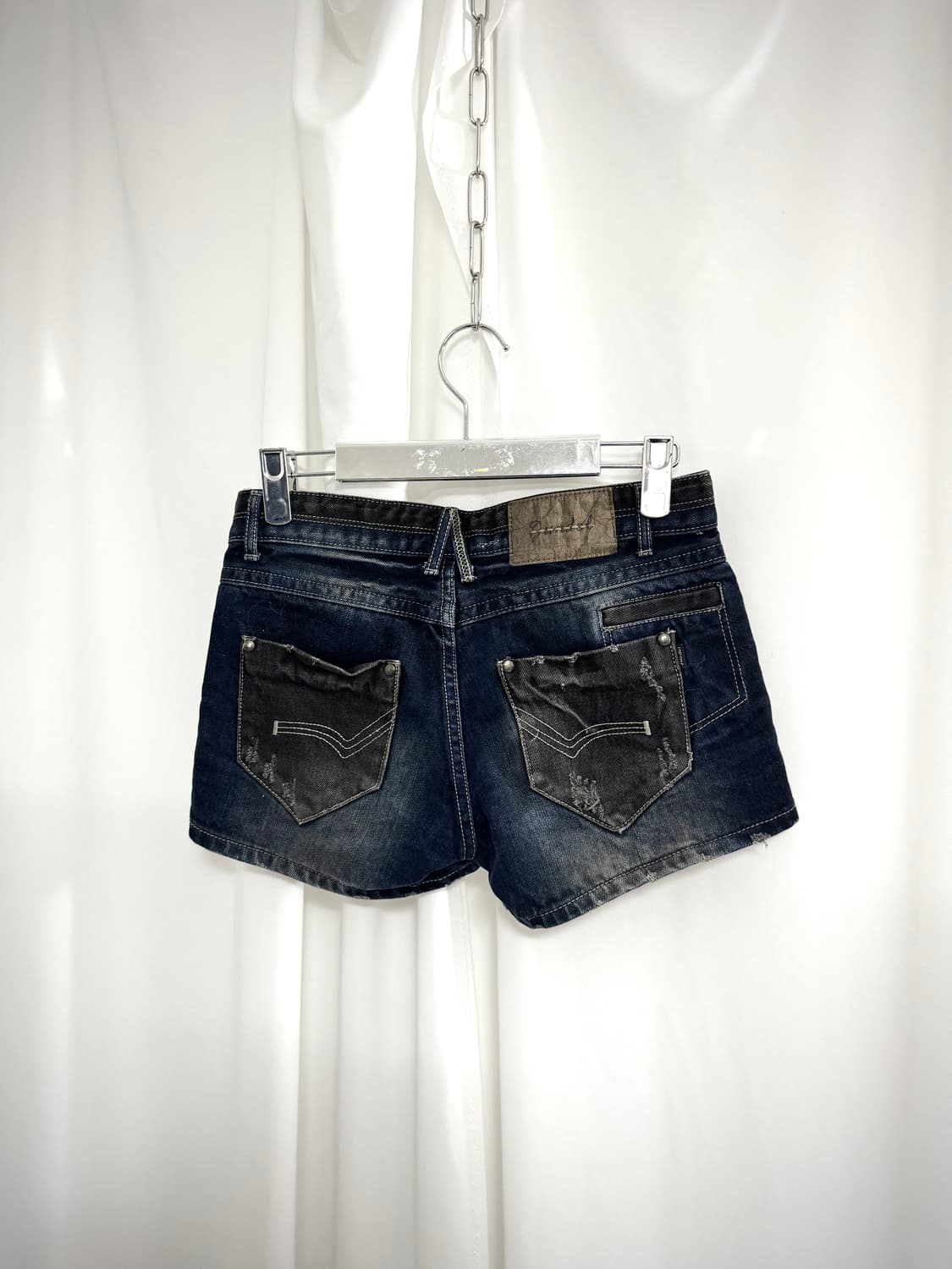  Contrast black wash shorts  상품이미지4