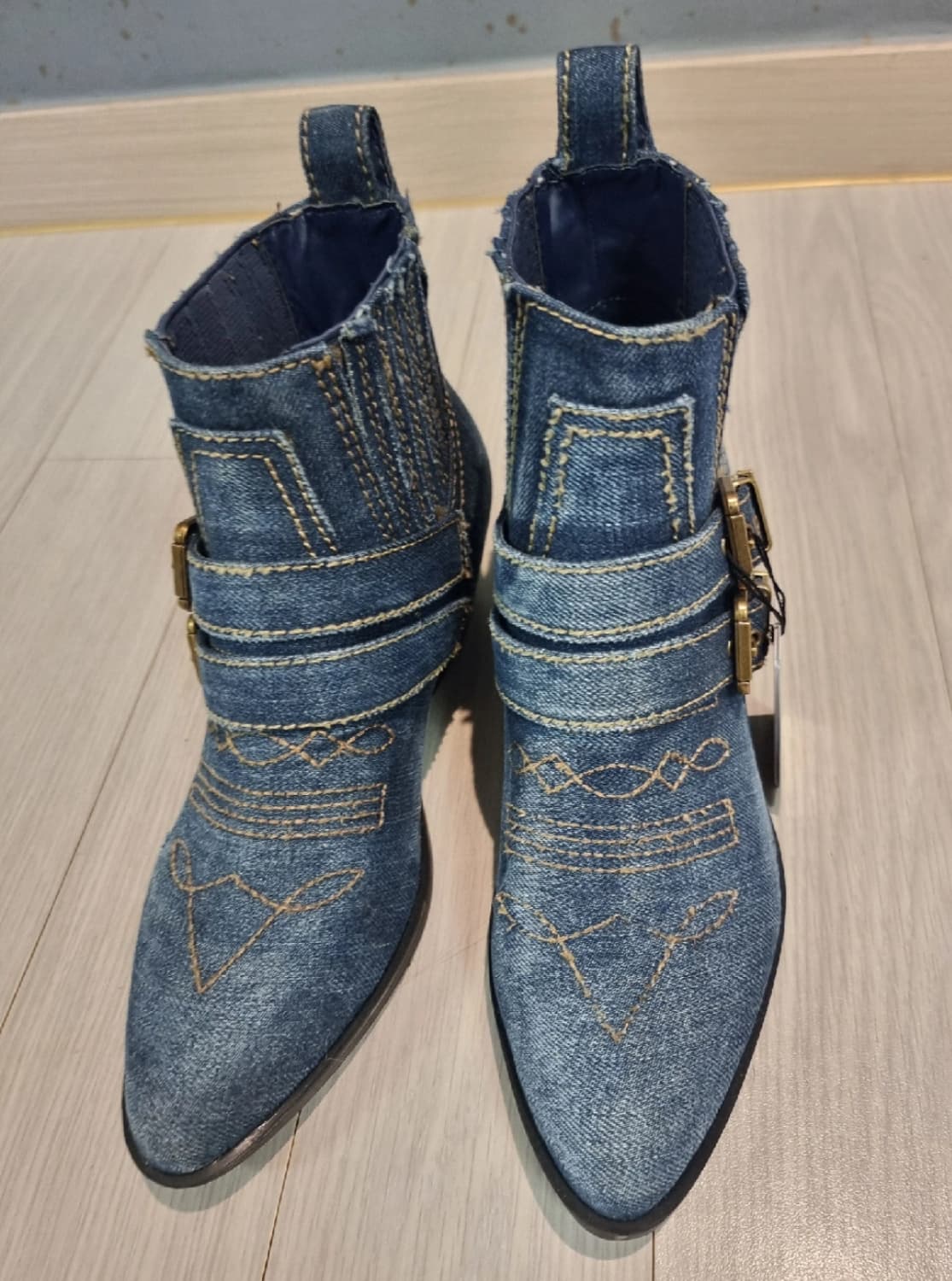 GEUSS  게스 데님 웨스턴 부츠 새상품  상품이미지2