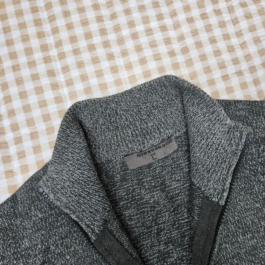 지오다노 니트 풀집업 가디건 남자100(2벌가격) 상품이미지2