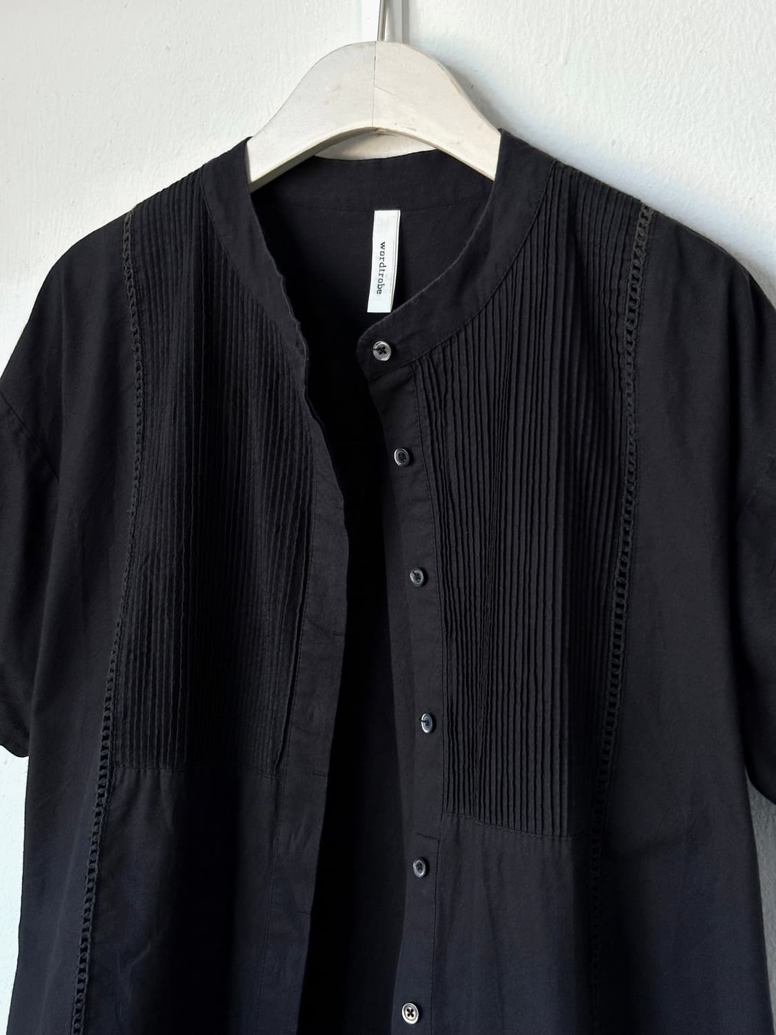 Natural cotton design loose shirt top 상품이미지1