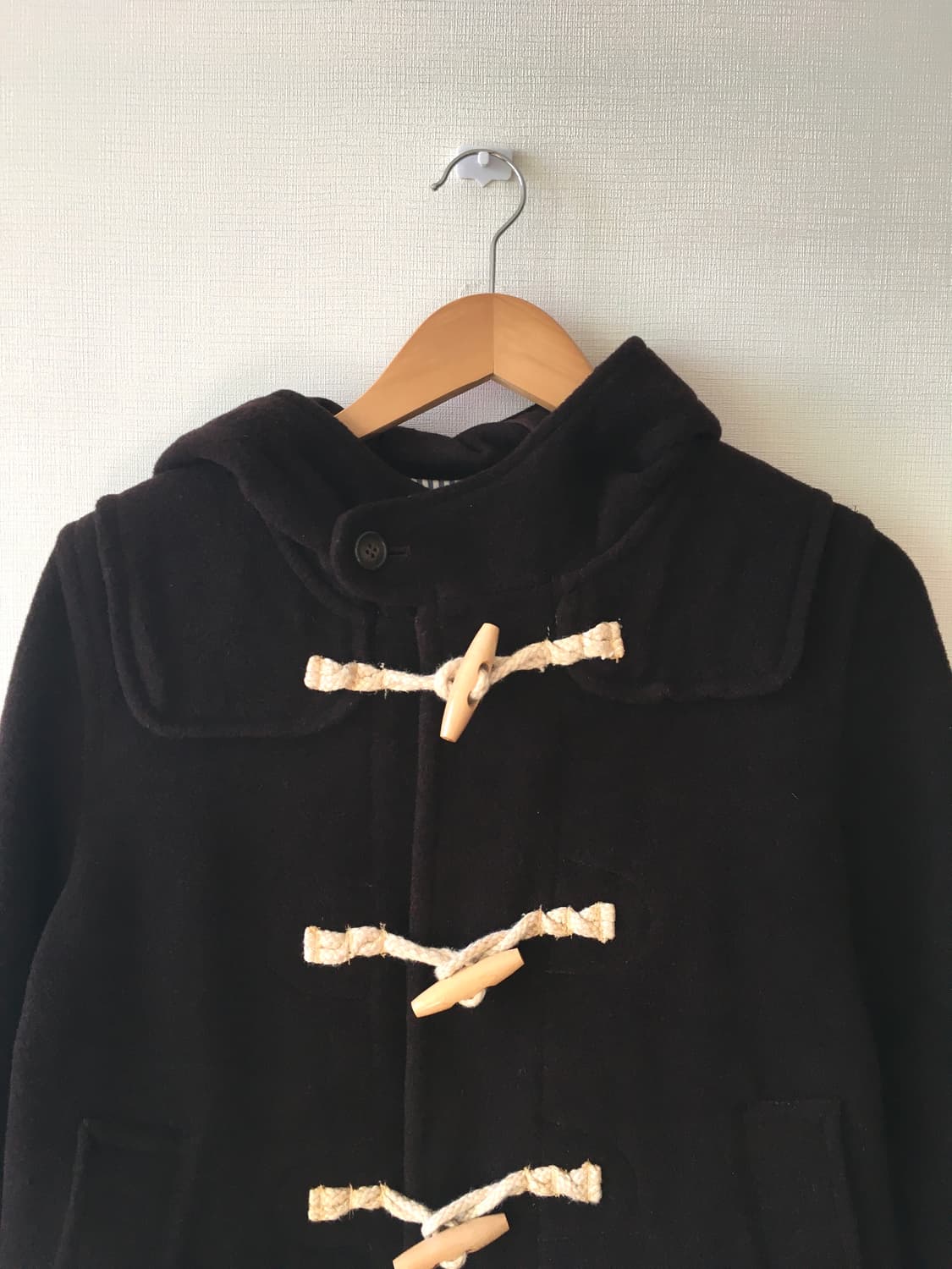 빈티지 더플 브라운 숏코트 상품이미지4