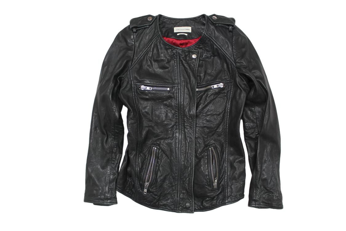 Isabel Marant 이자벨마랑 램스킨 레더 바이커 자켓 상품이미지1