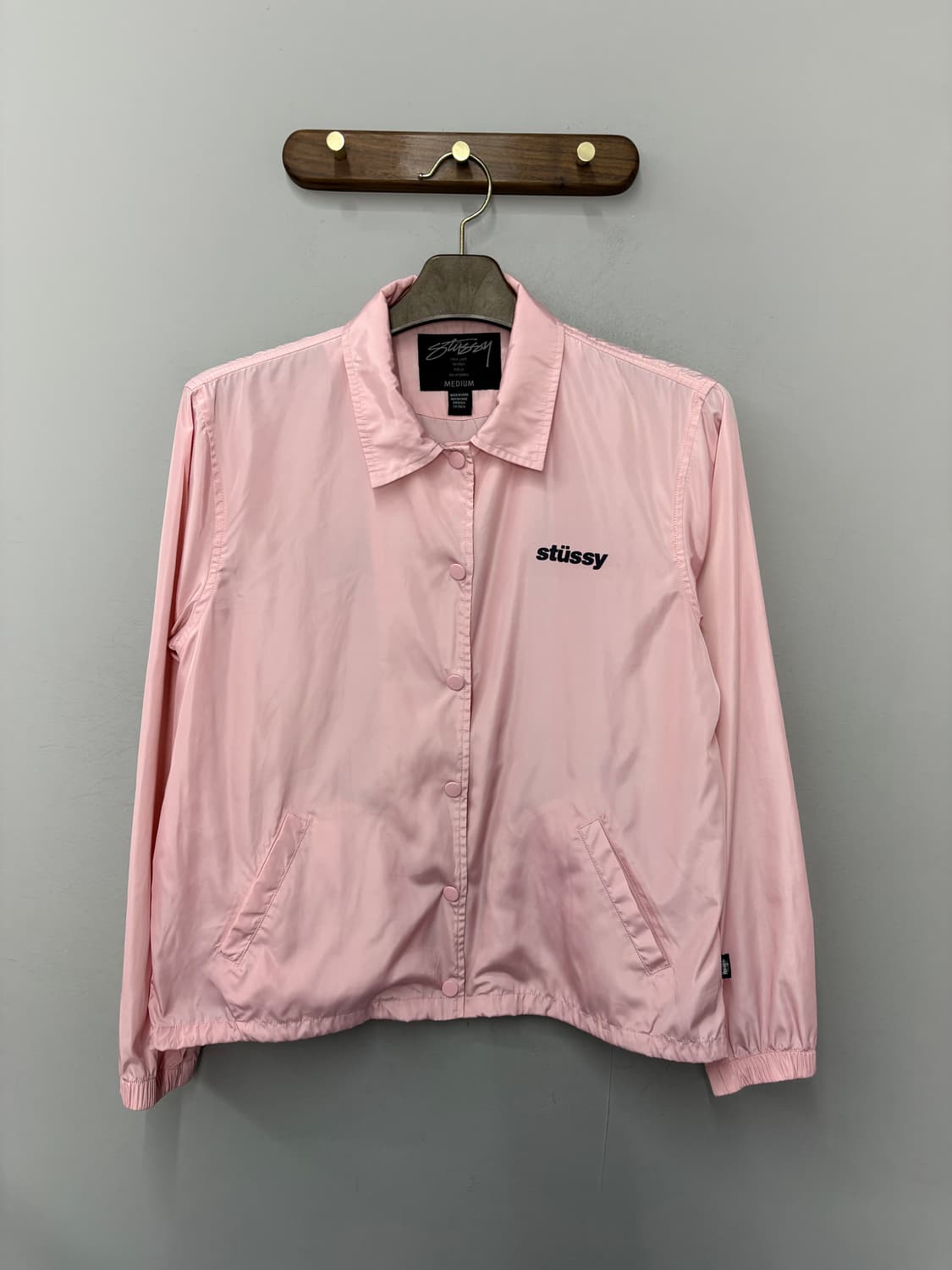 스투시 윈드브레이커 핑크 코치자켓 A3821 상품이미지2