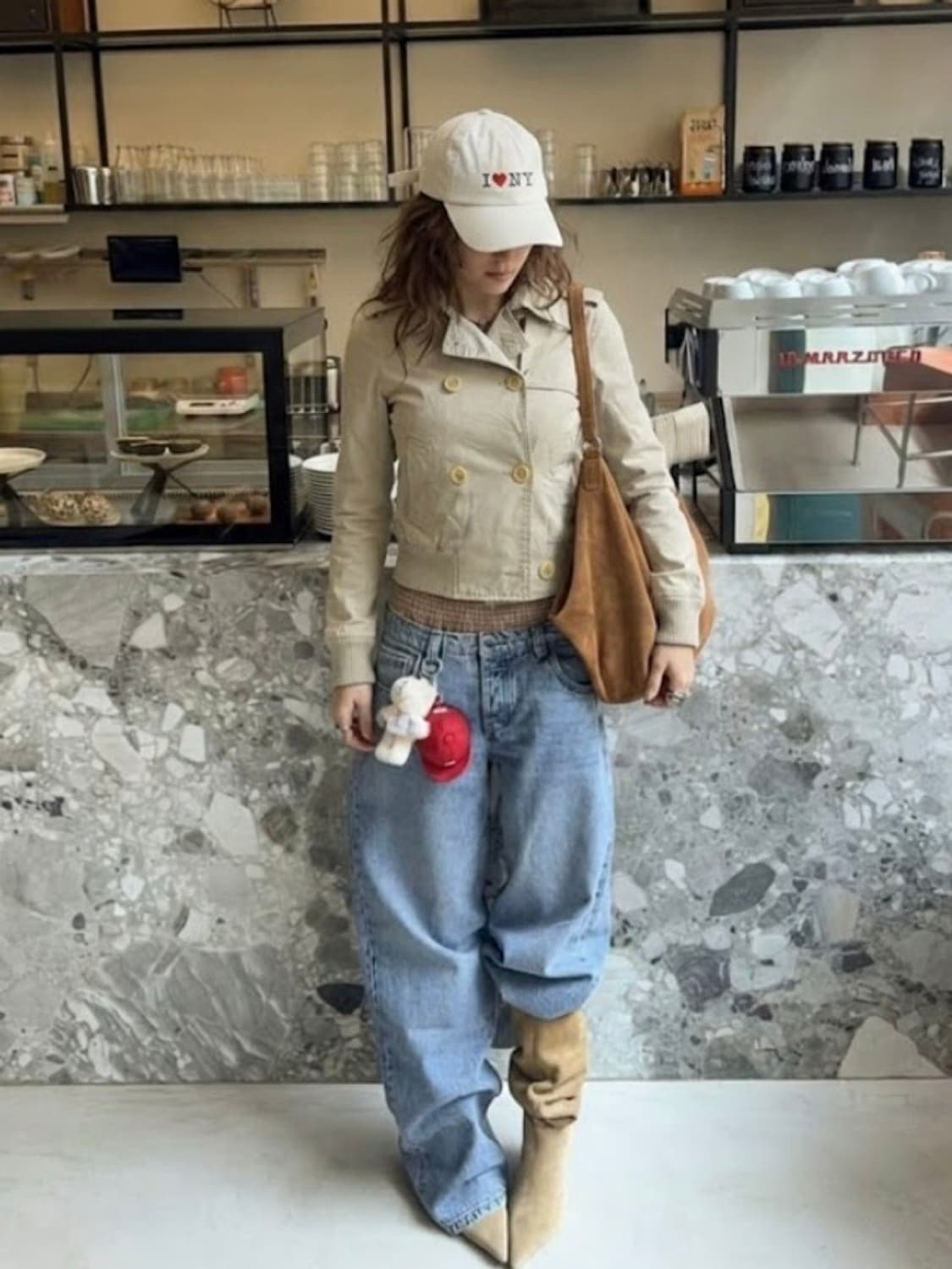 폴로랄프로렌 코튼 더블 카라넥 블루종 숏 자켓 상품이미지2