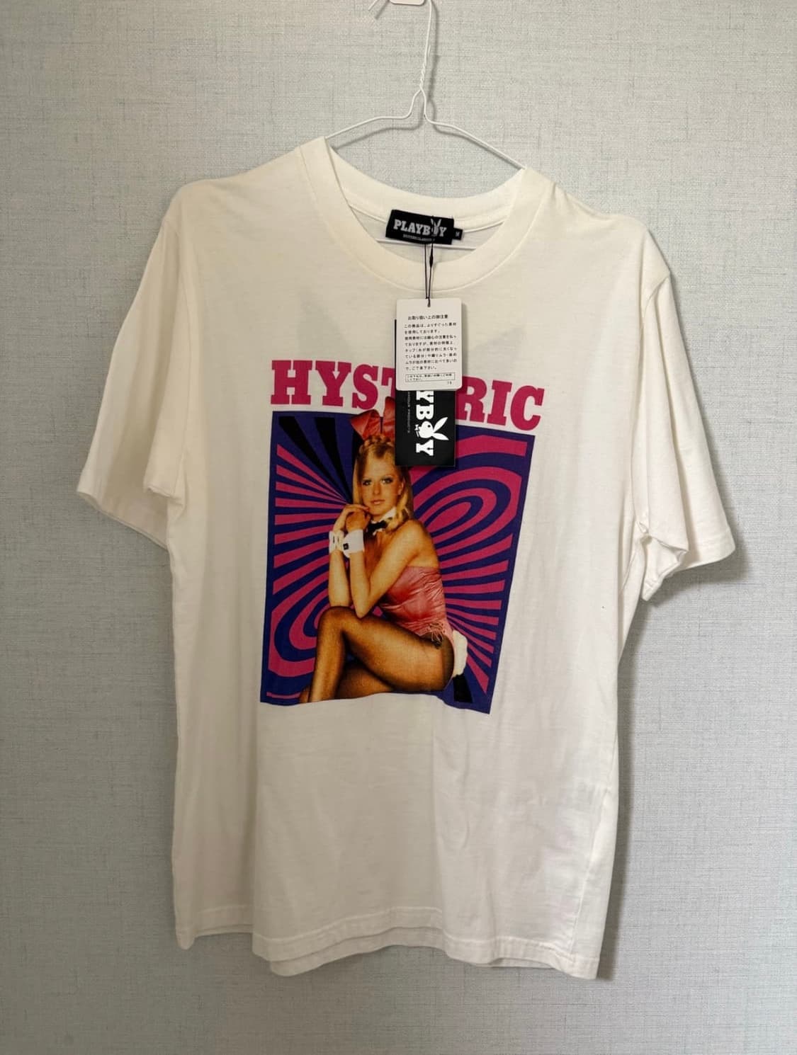 HYSTERIC GLAMOUR × PLAYBOY 콜라보 그래픽 티셔츠 상품이미지1