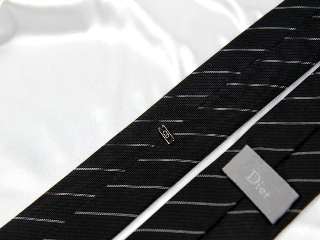 디올 신형 5.1cm 미사용 S등급 남자 명품넥타이 상품이미지4