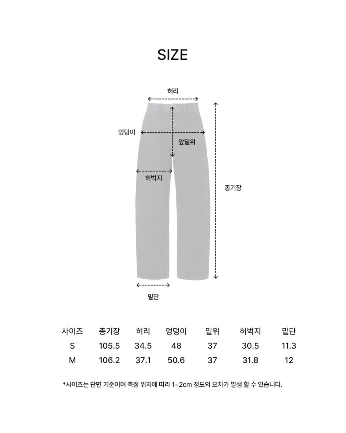 [새상품/S] 오스트카카 칸드 데님 팬츠 상품이미지6
