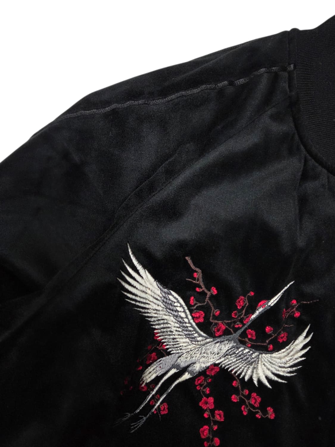 UNDERAIR 언더에어 벨벳 매화 자수 스카잔 자켓 48 상품이미지6