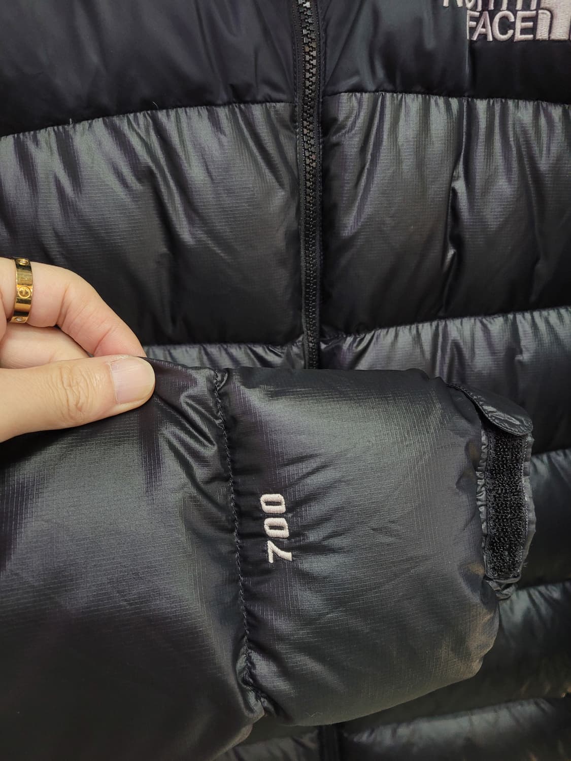 노스페이스 700 푸퍼 패딩 블랙 상품이미지3