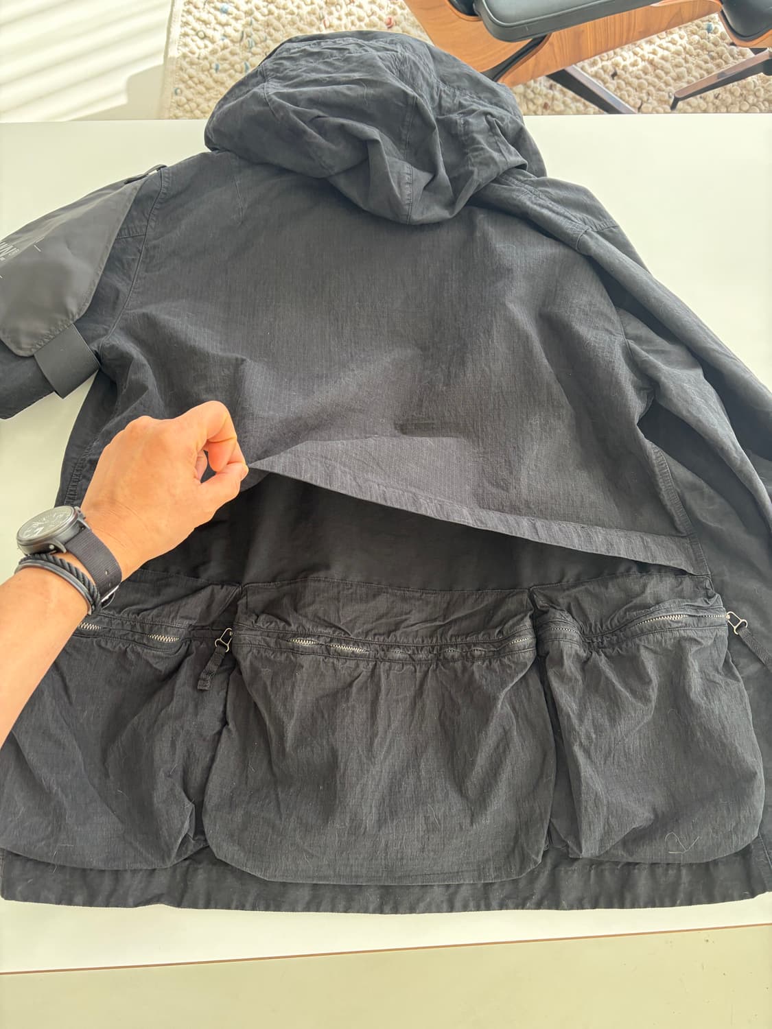 네멘 블랙 야상 / xl 상품이미지3