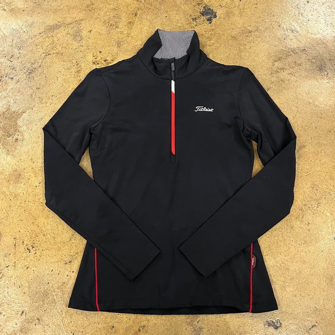 [정품/S] 타이틀리스트 블랙 하프넥 골프웨어 b17 상품이미지2